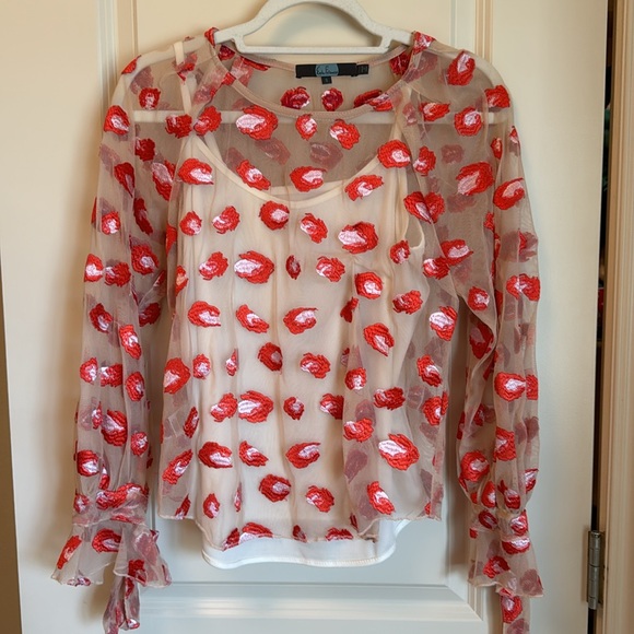 Anthropologie Eva Franco Rosy Leopard Top - Picture 6 of 9